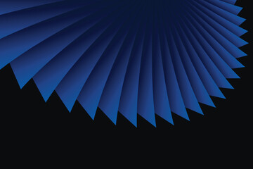 abstract blue modern vector black background for design brochure, website, flyer; geometric blue wallpaper with soft wave patterns, ideal for certificate, presentation, landing page. EPS 10