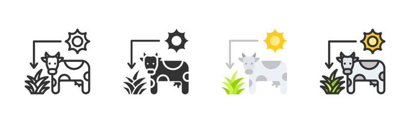 Cow Icon Pack In Multiple Styles
