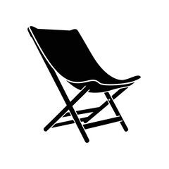 folding chair isolated on white