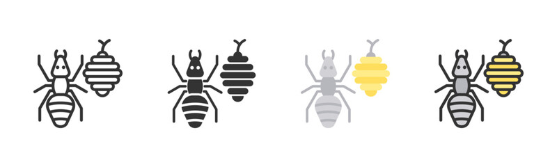 Ant Icon Pack In Multiple Styles