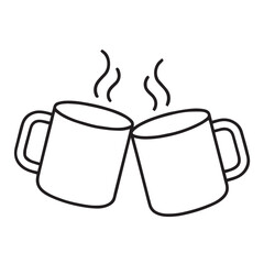 Thanksgiving Line Icons Cozy Fall