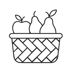 Thanksgiving Line Icons Cozy Fall