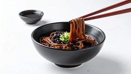 Classic Korean Jjajangmyeon with Black Bean Sauce