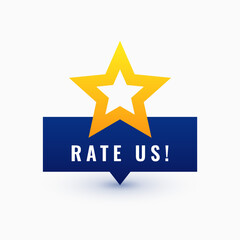 Fototapeta premium rate or remark us business background client feedback and opinion matter