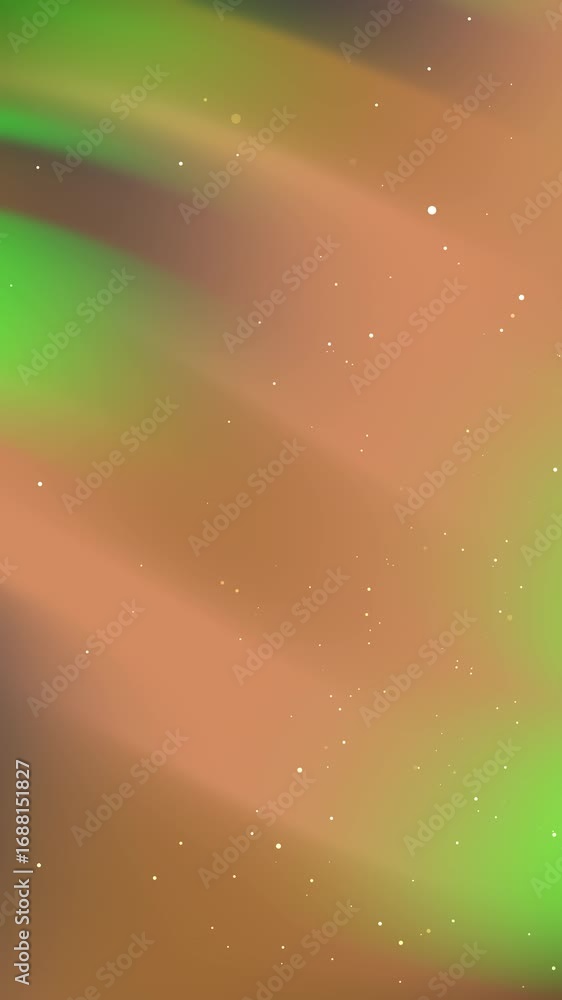 Aufkleber abstract aurora borealis animation with glowing particles and vibrant color transitions