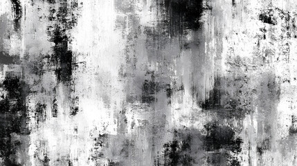 Abstract grunge black and white distressed texture background Stock Illustration