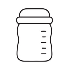 Baby Care Line Icons Minimal Line