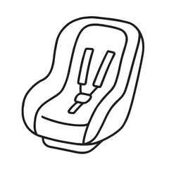 Baby Care Line Icons Minimal Line