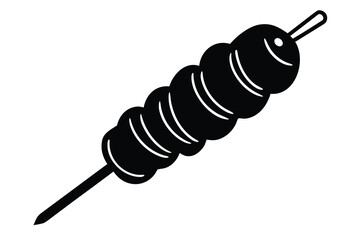 kebab skewer vector art