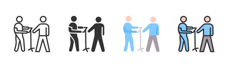 Rehabilitation Icon Pack In Multiple Styles