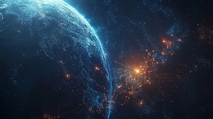 Obraz premium Background of Earth Concept Business