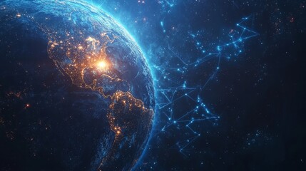 Obraz premium Background of Earth Concept Business