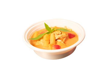 Thai Red Curry with Chicken, Pineapple & Basil Dish