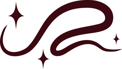 Obraz premium Sparkle Y2K Starbust Cosmic