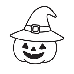 Halloween Line Icons Spooky Cozy