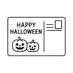 Halloween Line Icons Spooky Cozy
