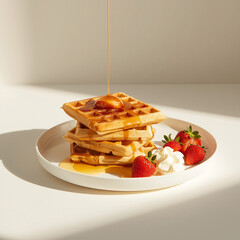 pancakes with strawberries