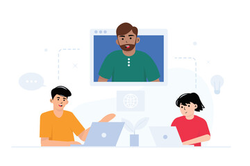 Learning and Education Flat Illustration 