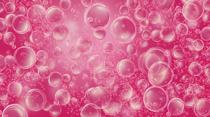 pink bubble background Stock Illustration