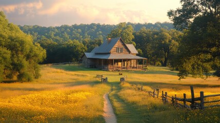 1899 American Wild West downtown.