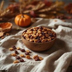 spices in a wooden spoon