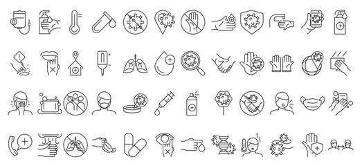 Set of medical vector illustration