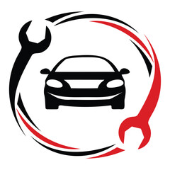 Automotive Repair Logo &ndash; Car Service & Maintenance Emblem Design