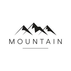 Elegant mountain logo design perfect for businesses seeking a brand identity