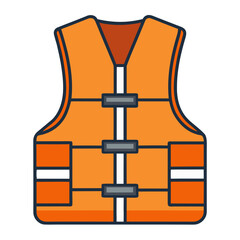 Life Jacket Safety Icon