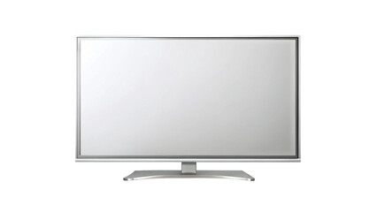 lcd monitor isolated on  white background 