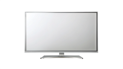 lcd monitor isolated on  white background 