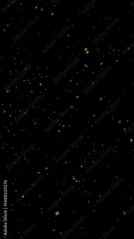 Aufkleber subtle shimmering particles on black background an elegant design element