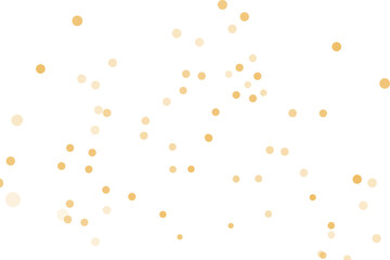 Subtle golden bokeh light effects PNG. A floating and dreamy field of luminous circles for overlays, textures, and backgrounds.