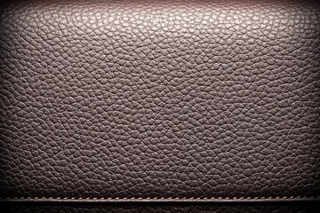 Close-up view of a brown leather texture with subtle shading