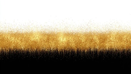 Obraz premium Gold glitter gradient on black and white background