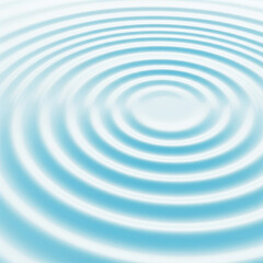 Abstract Aqua Ripple Effect Gentle Circles in a Soothing Light Blue for Background