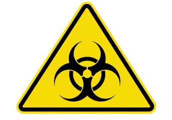 Biohazard warning symbol alert danger sign cautionary icon hazard alert safety symbol biological threat sign