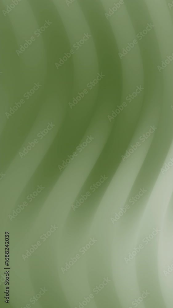 Aufkleber abstract background with curved lines in motion with a subtle olive green hue, creating a soothing