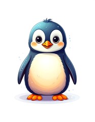 Cute penguin illustration (1)