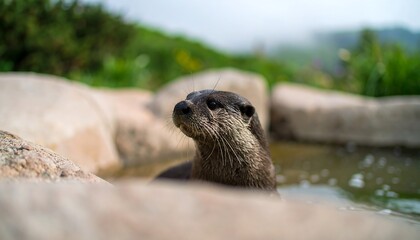 Otter Wildlife Park Scene
