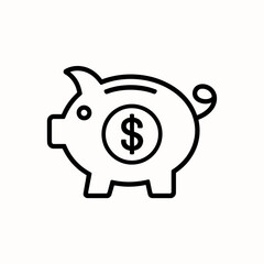 piggy bank icon