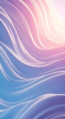 Fototapeta premium Soft Pastel Waves of Fabric with Gentle Light Illumination abstract silk