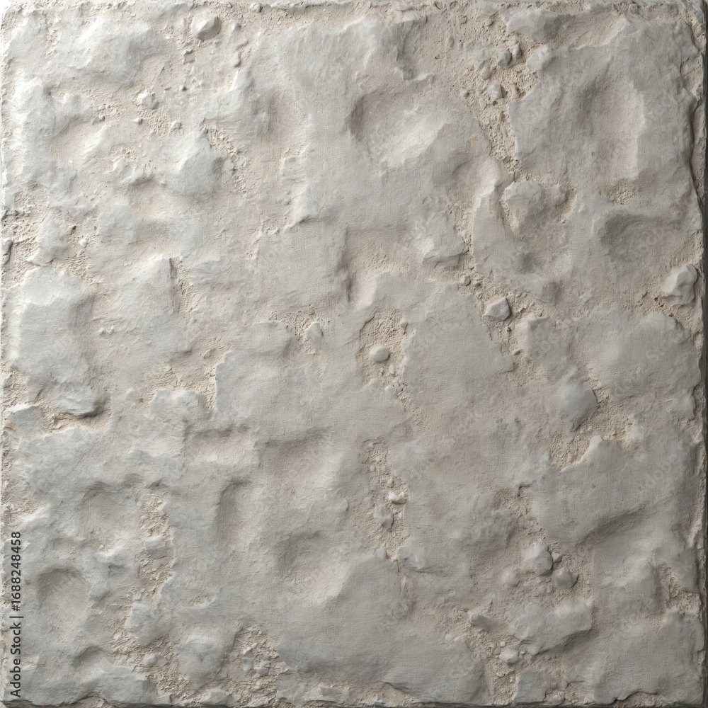 Poster overhead view of matte stone slab with neutral tone. features rough textured surface with subtle imp