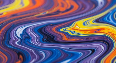 Abstract art design texture background colorful pattern paint modern liquid wave