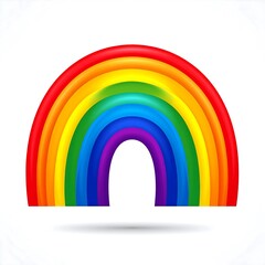 Colorful rainbow graphic