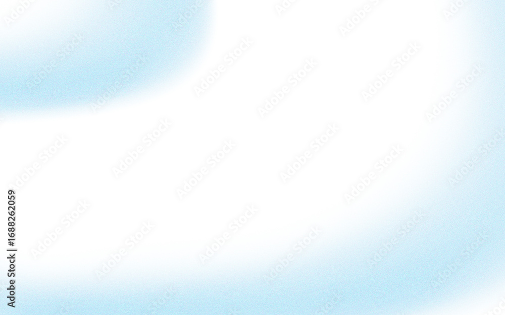 Poster light blue, soft curves morph into a dark shape. a subtle, ethereal image with a soft gradient