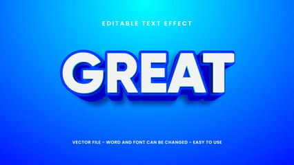 great 3d editable text effect