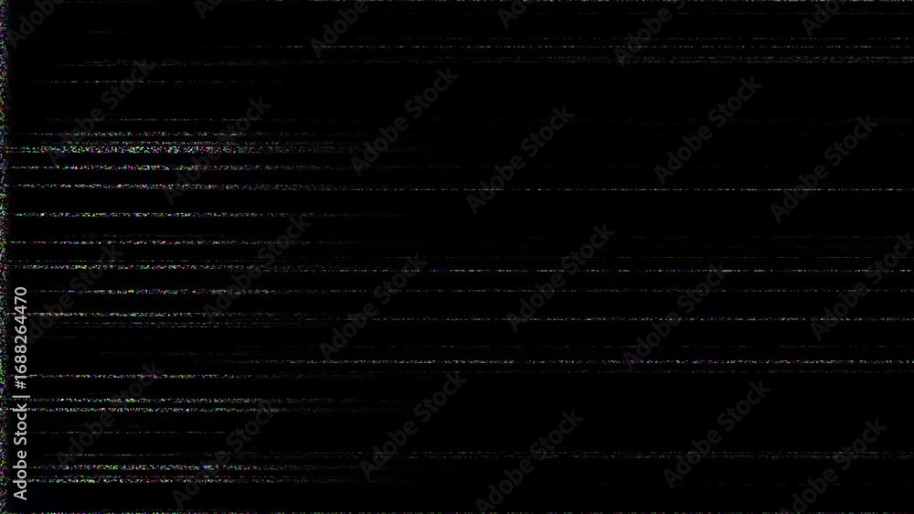 Poster tv error with seamless glitch vhs overlay. analog tv shows vintage glitch and distortion effect. ret