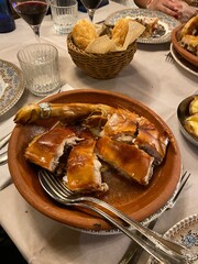 Traditional food on plate