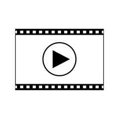 再生ボタン付きフィルムアイコン